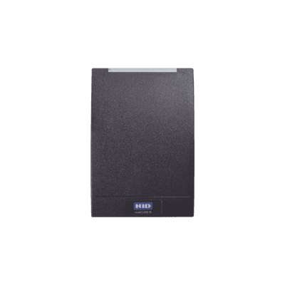 Lector HID  R40 iClass SEOS/ Para instalación en Caja Eléctrica/ iClass SE/ iClass SR/ iClass /Mifare Classic, DesFire, Garantía de por Vida
