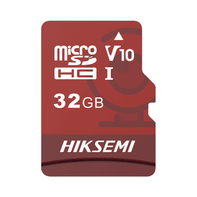 Memoria microSD / Clase 10 de 32 GB / Especializada Para Videovigilancia (Uso 24/7) / Compatibles con cámaras HIKVISION y Otras Marcas / 95 MB/s Lectura / 25 MB/s Escritura