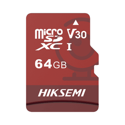 Memoria microSD / Clase 10 de 64GB / Especializada Para Videovigilancia (Uso 24/7) / Compatibles con cámaras HIKVISION y Otras Marcas / 95 MB/s Lectura / 40 MB/s Escritura