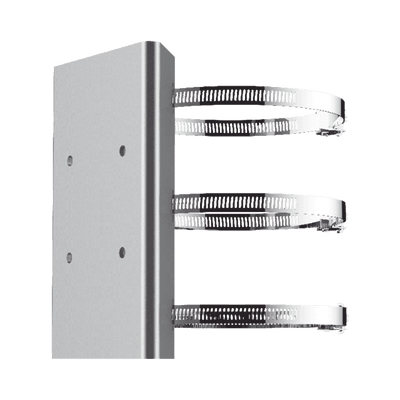 Montaje de Poste para PTZ / Acero Inoxidable / Compatible con PTZ HIKVISION