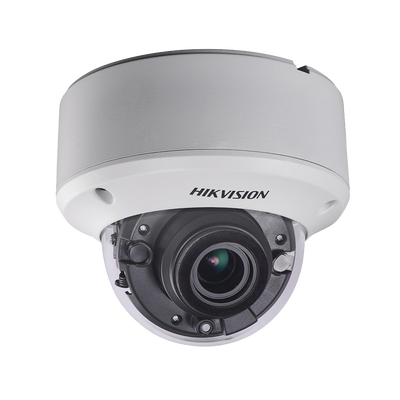 Domo TURBOHD 3 Megapixel / Lente Mot. 2.8 a 12 mm / METÁLICA / Exterior IP66 / 40 mts IR EXIR Inteligente / IK10 / WDR 120 dB