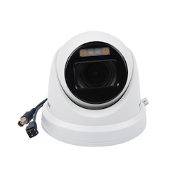 Turret TURBOHD 2 Megapixeles (1080p) / Imagen a color 24/7 / Lente Mot. 2.8-12 mm / Luz Blanca 40 mts / Exterior IP68 / WDR 130 dB