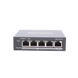 Switch Gigabit  PoE+ / No Administrable / 4 Puertos 1000 Mbps PoE+ / 1 Puerto 1000 Mbps Uplink / 35 Watts