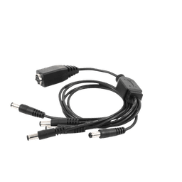 Cable con 5 Vías para Alimentar 4 Cámaras TURBOHD y DVR TURBOHD epcom / HIKVISION