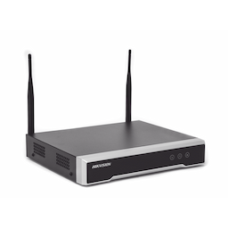 NVR 4 Megapixel / 4 canales IP / 1 Bahía de Disco Duro / 2 Antenas Wi-Fi / Salida de Vídeo Full HD