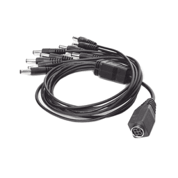 Cable con 9 Vías para Alimentar 8 Cámaras TurboHD y DVR TurboHD Epcom / Hikvision