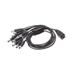 Cable con 9 Vías para Alimentar 8 Cámaras TurboHD y DVR TurboHD Epcom / Hikvision