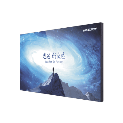 Pantalla LCD 65" 4K para Videowall / Entrada HDMI - VGA - DVI - DP / Monitor Robusto / Bisel Delgado (3.5 mm) / Daisy Chain (Conexion en Cadena sin Software)