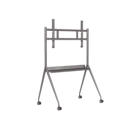 Montaje de Piso Móvil para Pantallas de 55"  hasta 75" / Compatible con VESA / Incluye Soporte para la Pantalla