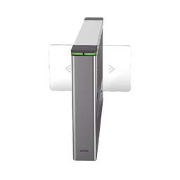 Torniquete Swing CENTRAL para Ampliar Numero de Carriles / Incluye Panel y Lectores de Tarjeta / TCP/IP Administrable por iVMS-4200 (Requiere Torniquete Izquierdo) / Carril de 90 cms / 6,000,000 MCBF / 12 Pares de IR 