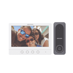 Kit de Videoportero TurboHD con Pantalla LCD a Color de 7" / Frente de Calle para Exterior de Policarbonato / 720p (1 Megapíxel )130° de Visión (Gran Angular)
