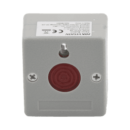 Botón de Pánico Cableado / Compatible con Cualquier Panel de Alarma / LLave de Seguridad / NA/NC / Material Retardante al Fuego (ABS)