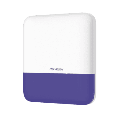 (AX PRO) Sirena Inalámbrica con Estrobo Azul para Exterior IP65 / 110 dB