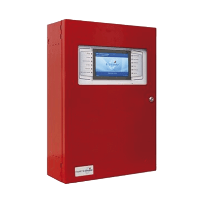 Panel De Incendio Modular, Direccionable, C/4 Ranuras, Puerta Plexi-Glass, C/2 Lazos SLC, Expandible hasta 8 Lazos SLC, Fuente 10.25A Auto-Sensing, En Ingles, Serie FireNET L@titude (0101-01540)