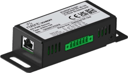 Sensor de Temperatura y Humedad con 2 Contactos Secos / Hasta 16 en Cadena (daisy chain) / RJ45 / Compatible con Guardian Gateway / Montaje en Rack