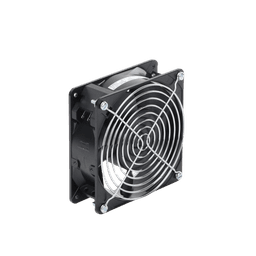 Ventilador Axial Compacto, de 4 Pulgadas, 49 CFM, 115 Vca, De Acero, Color Negro