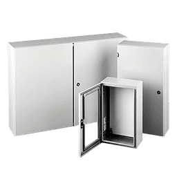 Gabinete Eléctrico de Control (Línea Concept) de 610 x 610 x 203 mm NEMA 4/12, Acero Color Gris Claro