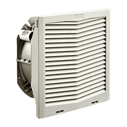 Ventilador Con Filtro de Montaje Lateral HF13, Con Flujo de Aire de 395 CFM, 115 Vca, Color Gris Claro 