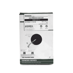 Bobina de 152 Metros de Cable / 6 x 22 AWG BLINDADO / Riser / Color Gris / Para Aplicaciones de Audio, Seguridad y Control