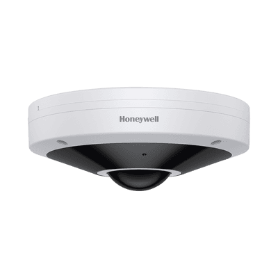 Fisheye IP 5 Megapixel / Lente 1.16 mm / Vista 360° / 180° / H.265 / Exterior IP66 / IK10 Antivandálica / PoE / Micrófono Integrado / ONVIF / NDAA / Serie 30 / Honeywell Security