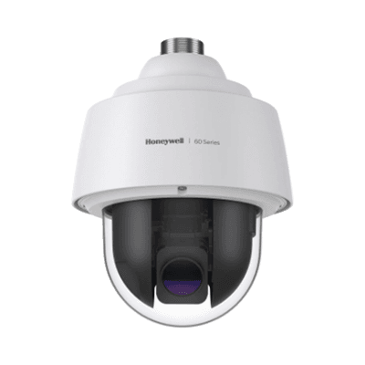 PTZ IP 2 Megapixel / 25X Zoom / 150 mts IR / Ultra Baja Iluminación / H.265 / IA (Filtro de Humanos y Vehiculos) / Merodeo / PoE+ / Exterior IP67 / IK10 / ONVIF / NDAA / Serie 35 / Honeywell Security