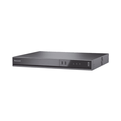 NVR 8 MP 4K / 16 Canales IP / 16 Puertos PoE+ / H.265 / 10 TB (Incluidos) / NDAA / ONVIF / Audio y Alarmas I/O / Soporta IA / Serie 35 / Honeywell Security