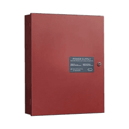 Fuente de Alimentación Remota / 10 Amperes / 3 Entradas / 7 Salidas NAC o Auxiliar de 24 Vcc / Compatible con paneles Notifier, Farenhyt, Silent Knight y Fire-Lite / Gabinete Rojo