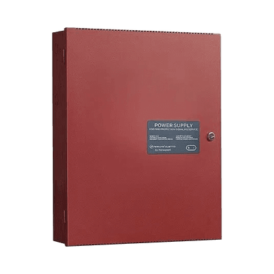 Fuente de Alimentación Remota / 6 Amperes / 2 Entradas / 5 Salidas NAC o Auxiliar de 24 Vcc / Compatible con paneles Notifier, Farenhyt, Silent Knight y Fire-Lite / Gabinete Rojo