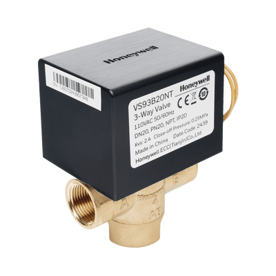 Válvula 1/2" de control eléctrica VS9 para fan coil: DN20: PN20: 3 vías: 110 V CA: conexión NPT