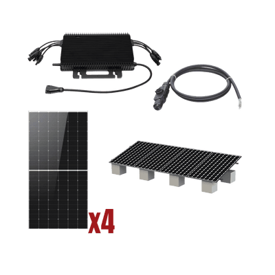Kit Solar Interconexion  / 2kW  220Vca / Microinversores HOYMILES / Montaje Incluido  