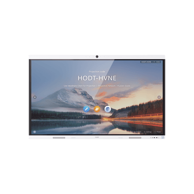 HUAWEI IdeaHub B2, Pantalla interactiva para Colaboración Inteligente, 86", 4K UHD, Android 9, Wi-Fi, blanco Jade.