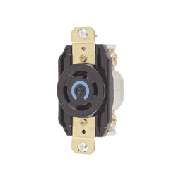 Receptáculo con Bloqueo de Media Vuelta Industrial 30 A 250 V CA / 3 Polos 4 Hilos / Nema L15-30R.