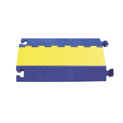 Gestión de cableado Kellems / Truk Trak de 2 canales / Color Azul y Amarillo.