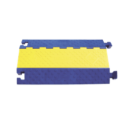 Gestión de cableado Kellems / Truk Trak de 2 canales / Color Azul y Amarillo.