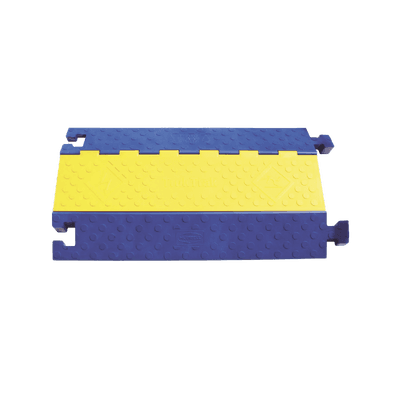 Gestión de cableado Kellems / Truk Trak de 3 canales / Color Azul y Amarillo.