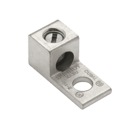 Terminal Universal de Aluminio/ 1 Orificio para Calibre  14- 6 AWG / Perno de 1/4" / AL-CU Estañado.