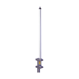 Antena base UHF 406-430 MHz, Fibra de Vidrio, 9 dB de Ganancia, Serie HD para Climas Difíciles 