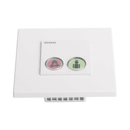 Modulo de 2 Botones iluminados con Lector RFID 125 KHz / Alarma y Cancelar / BUS RS485 / Compatible con NX0019/B, NX1021 Y NX0015