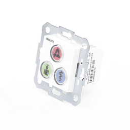 Modulo de 3 Botones iluminados / Alarma / Cancelar y Código Azul / BUS RS485 / Compatible con NX0019/B, NX1021 Y NX0015