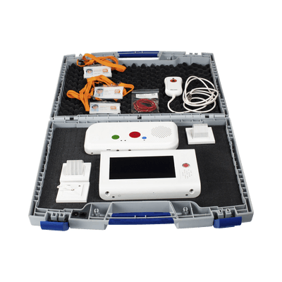 Maletín Funcional Demo Sistema de Llamada Paciente Enfermera IP con Terminales IP y Periféricos
