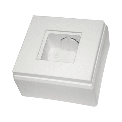 Caja de Superficie para Modulos de Ibernex, Incluye Marco Embellecedor NX9003