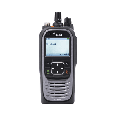Radio digital NXDN con pantalla a color en la banda de VHF, rango de frecuencia 136-174MHz, de 1024 canales, sumergible IP68, encriptación DES, GPS, bluethooth. no incluye cargador ni antena.