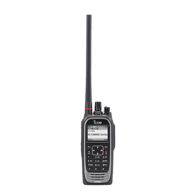 Radio digital NXDN  con pantalla a color en la banda de VHF, rango de frecuencia 136-174MHz, 1024 canales, teclado DTMF, sumergible IP68, encriptación DES, GPS, bluethooth. no incluye cargador ni antena.