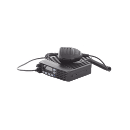 Radio Móvil Analógico en rango de frecuencia 400-470 MHz, 50 W de potencia de RF, 128 canales. Incluye  Incluye microfono, cable de alimentación y montaje