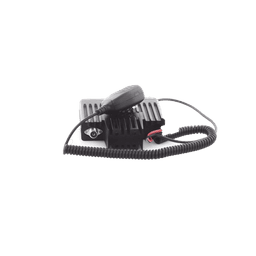 Radio Móvil Analógico en rango de frecuencia 400-470 MHz, 50 W de potencia de RF, 128 canales. Incluye  Incluye microfono, cable de alimentación y montaje