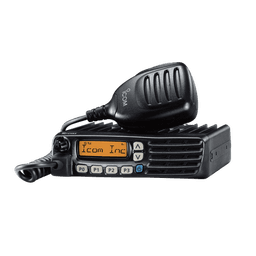Radio Móvil Analógico en rango de frecuencia 400-470 MHz, 50 W de potencia de RF, 128 canales. Incluye  Incluye microfono, cable de alimentación y montaje