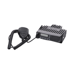 Radio móvil digital NXDN con Pantalla, 45 W, 450-512MHz, 128 canales, analógico, digital, mezclado, convencional, trunking   Incluye micrófono, cable de corriente y bracket. 