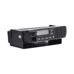 Radio móvil digital NXDN con Pantalla, 45 W, 450-512MHz, 128 canales, analógico, digital, mezclado, convencional, trunking   Incluye micrófono, cable de corriente y bracket. 