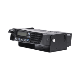 Radio móvil digital NXDN con Pantalla, 45 W, 450-512MHz, 128 canales, analógico, digital, mezclado, convencional, trunking   Incluye micrófono, cable de corriente y bracket. 