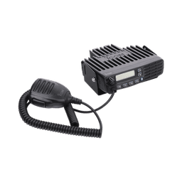Radio móvil digital NXDN con Pantalla, 45 W, 450-512MHz, 128 canales, analógico, digital, mezclado, convencional, trunking   Incluye micrófono, cable de corriente y bracket. 